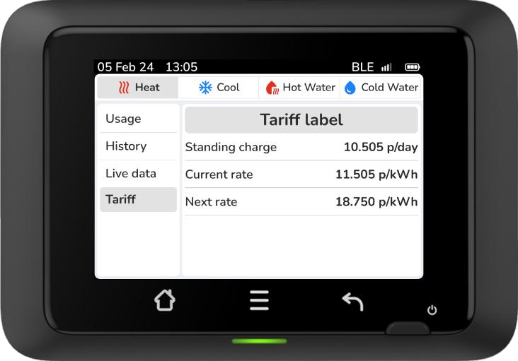 Pipit 200 screen