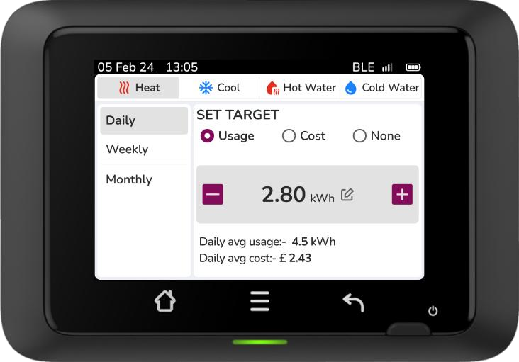 Pipit 200 screen