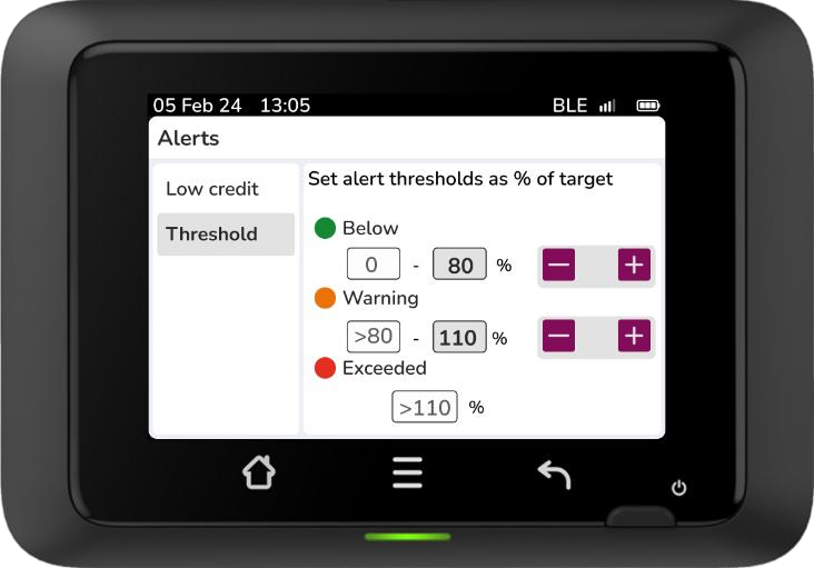 Pipit 200 screen