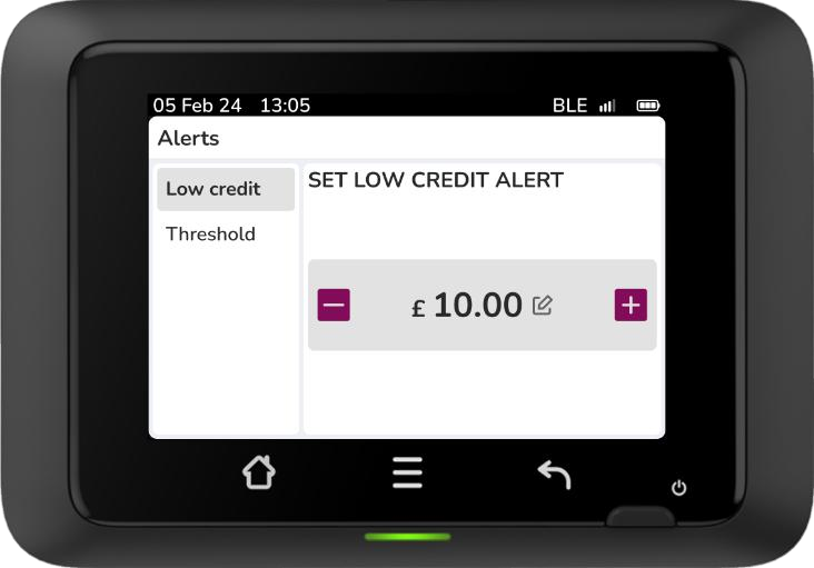 Pipit 200 screen