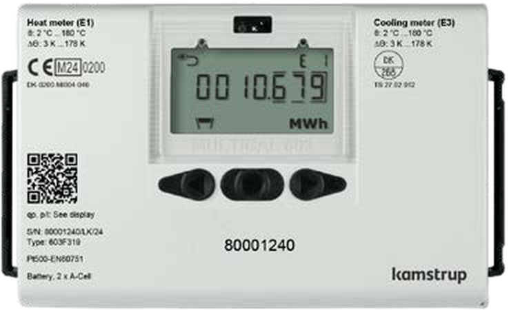 Kamstrup MULTICAL 603 heat and cooling meter calculator