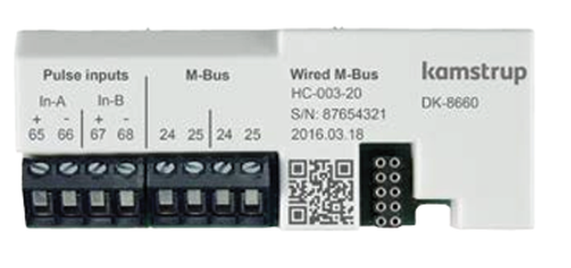 Wired MBus module for the Kamstrup MULTICAL 403 and 603