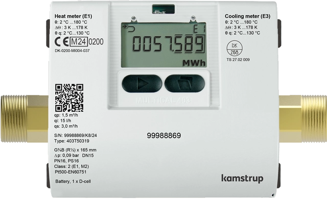 Kamstrup MULTICAL 403 compact heat and cooling meter