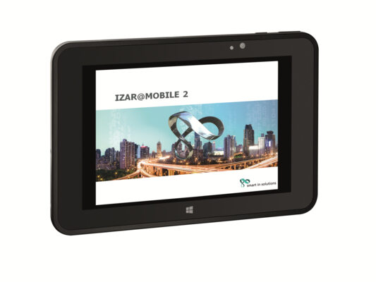 IZAR@MOBILE 2 on the IZAR HANDHELD tablet